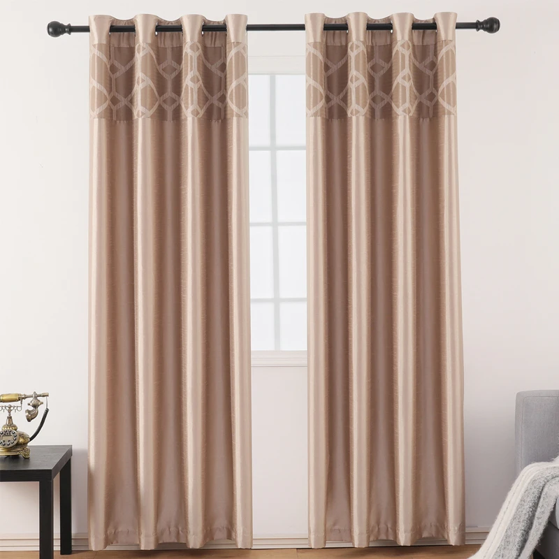 Curtains for Living Dining Room Bedroom New Product Pure Color European and American Style Draped Luxury Curtain | Дом и сад