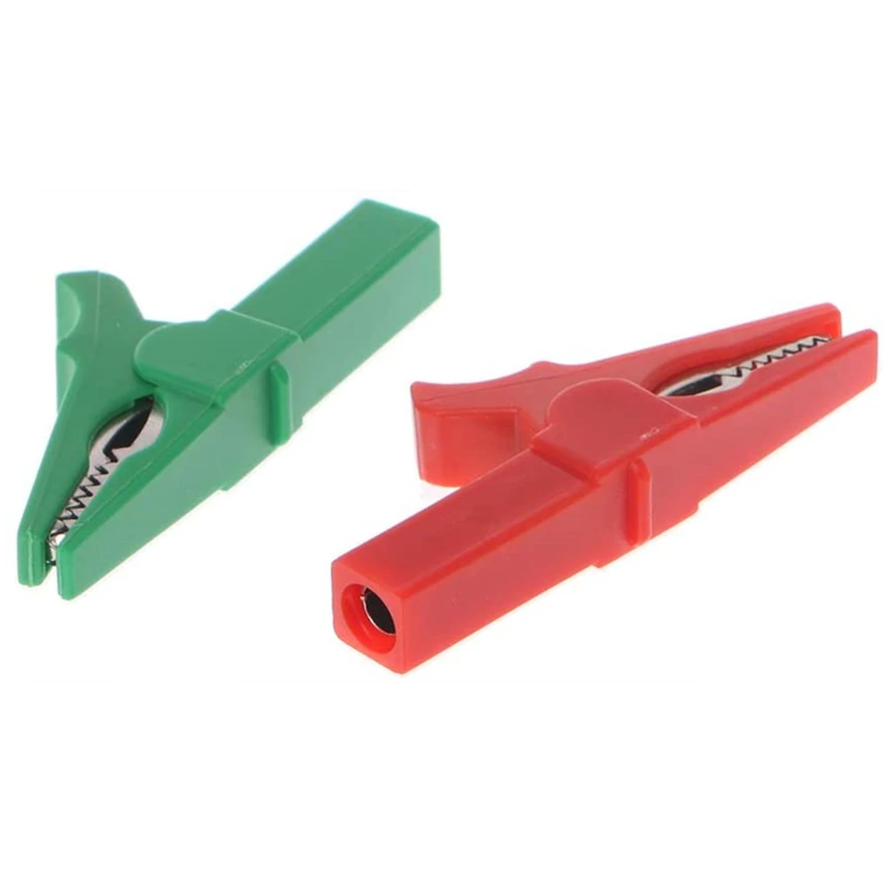 5 шт. тестовый зажим для батареи 55 мм HV типа крокодил банановой вилки 4 мультиметр