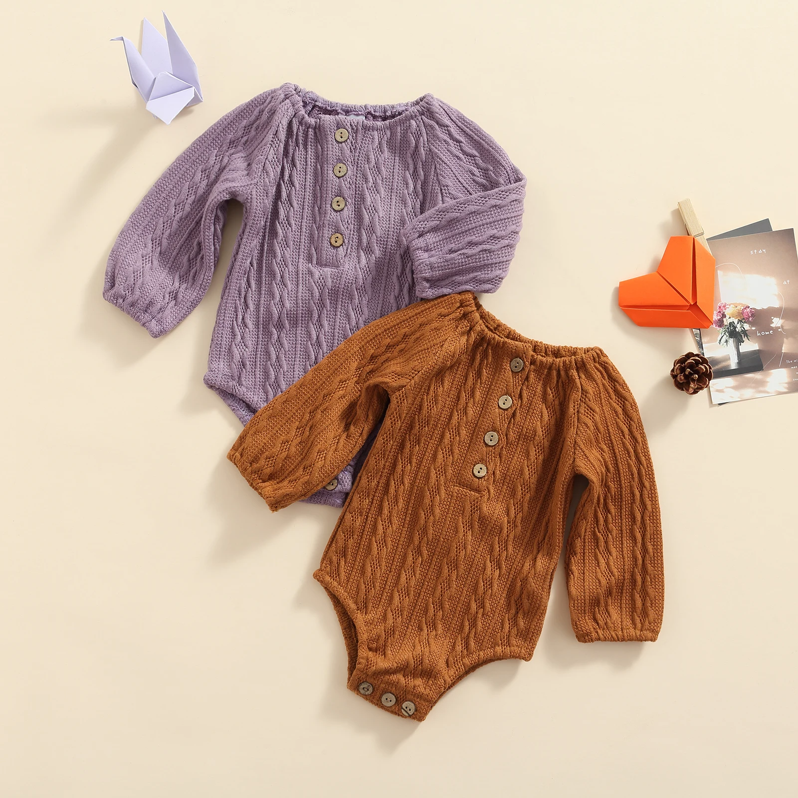 

Трикотажное боди с длинным рукавом, с круглым вырезом