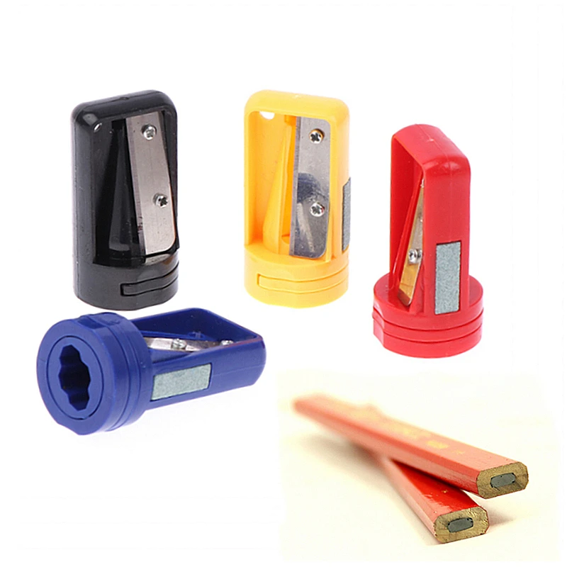 

1PC Pencil Sharpener Carpenter Woodwork Cutter Shaver Narrow Sharpening Tool Random Color Sent