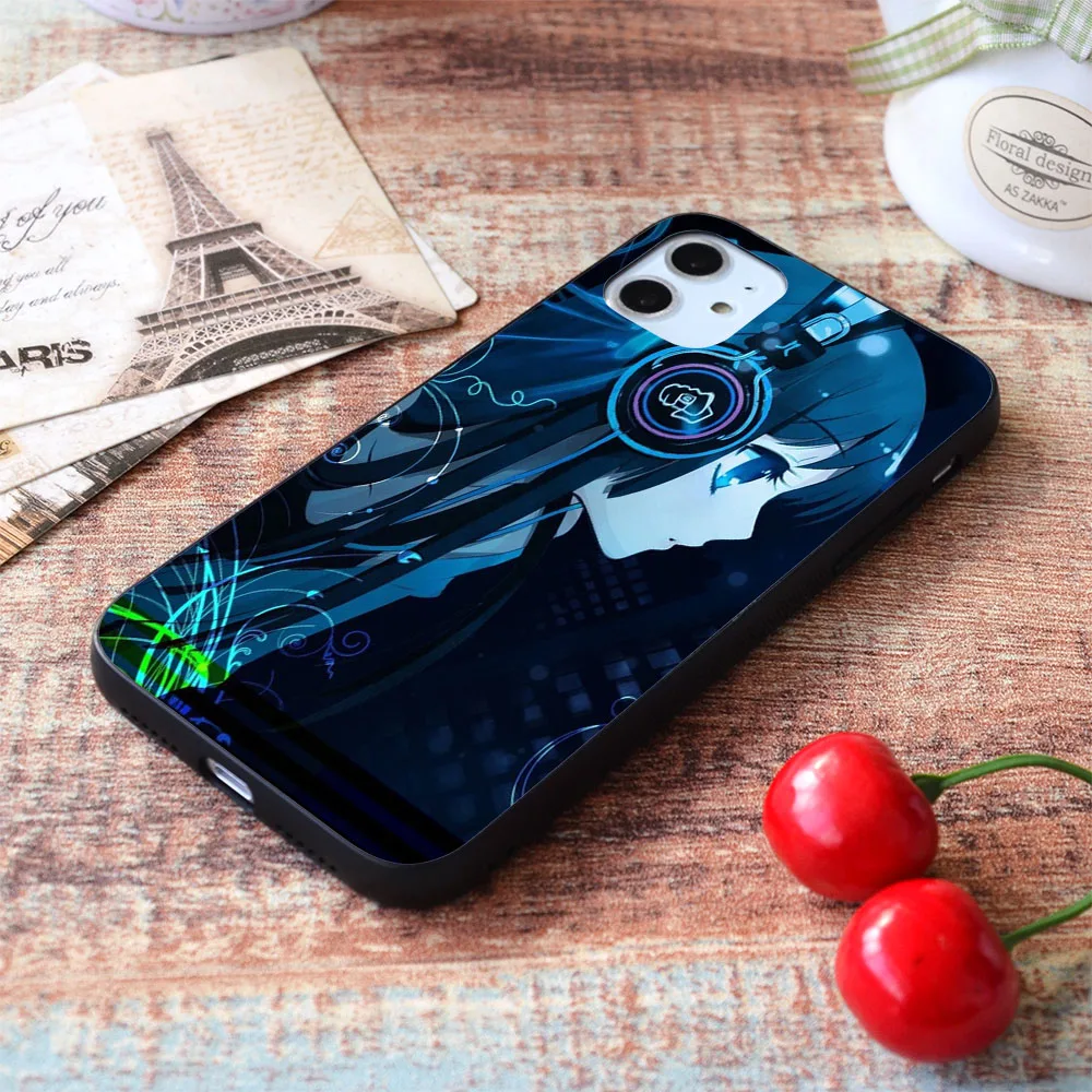 

For iPhone anime dj girl soft TPU border Apple iPhone Case