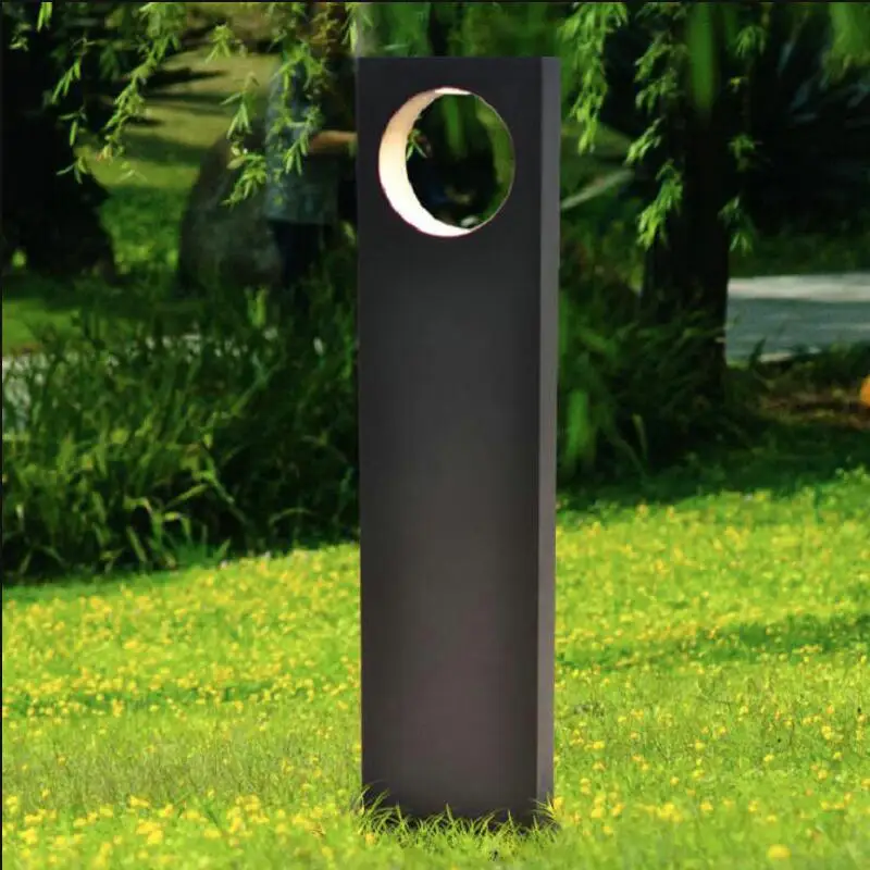 Водонепроницаемый светодиодный садовый светильник простой современный фонарь