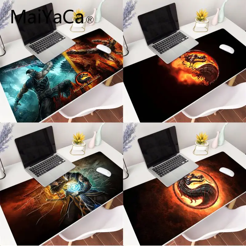 

MaiYaCa 80x40 см Mortal Kombat Резиновый Коврик Для Мыши игровые аксессуары коврик для мыши Коврик для мыши настольная клавиатура xxl коврик для мыши игр...