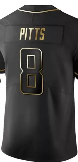 

BALIWEISA new pattern Black Golden Jerseys T-shirt