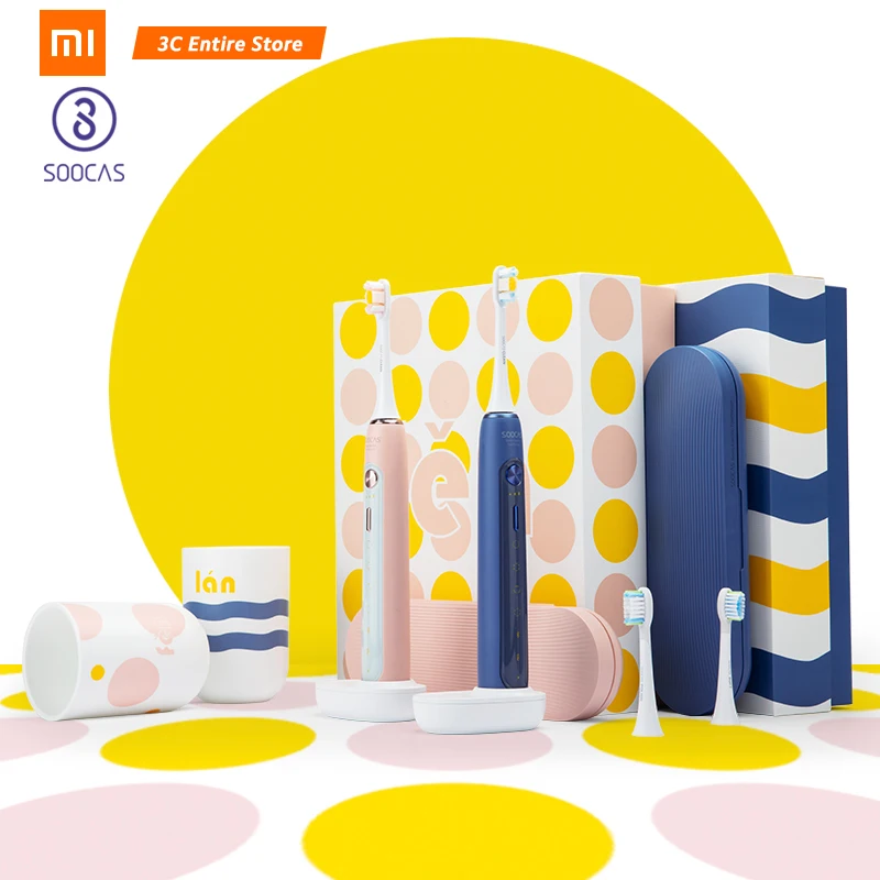 Xiaomi Soocas X5 Водонепроницаемая электрическая зубная щетка отбеливающая