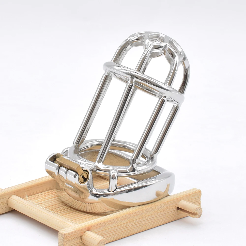 NUUN длинная металлическая клетка верности для мужчин из нержавеющей стали пениса