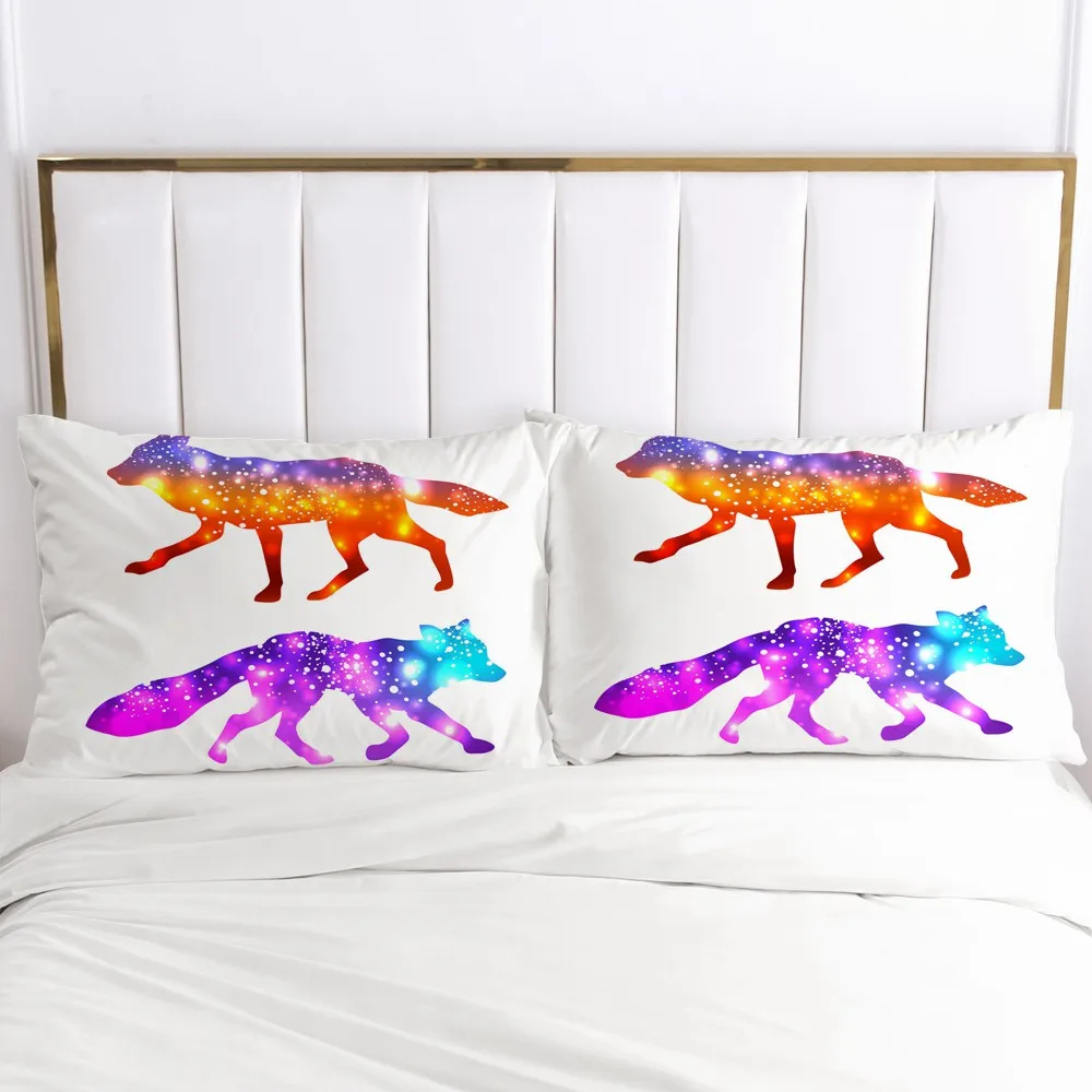 3D печатных черный цвет Galaxy 100% полиэфирная наволочка дома декоративные Pillowcse мА