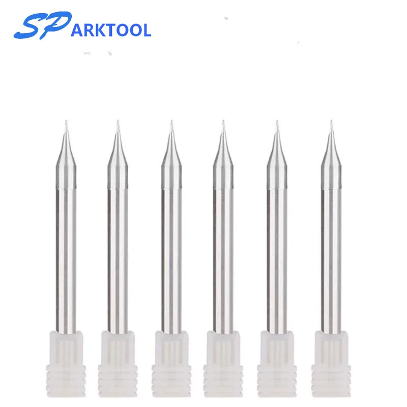 Концевая фреза с 2 канавками хвостовик 0 2-0 9 мм 4 | Инструменты