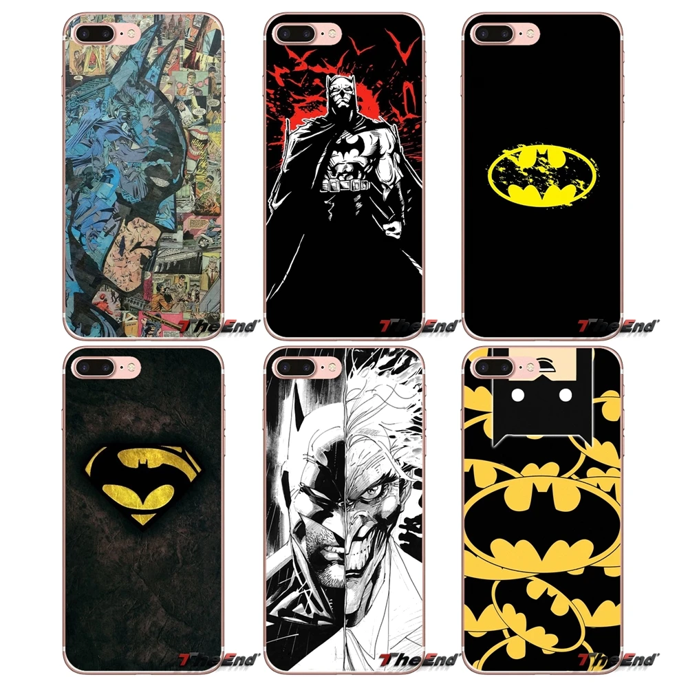 Dc комикс о Бэтмене в стиле Джокер super hero мягкий чехол для Apple IPhone X 4 4S 5 5S SE 5C 6 S 7 8plus