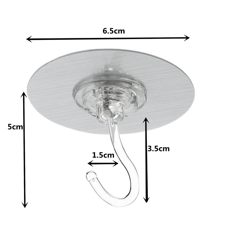 

3PCS 360 Degree Rotating Hook Wall Hooks Waterproof Household Non-Perforated Seamless Hanging Hook For Kitchen Bathroom J60