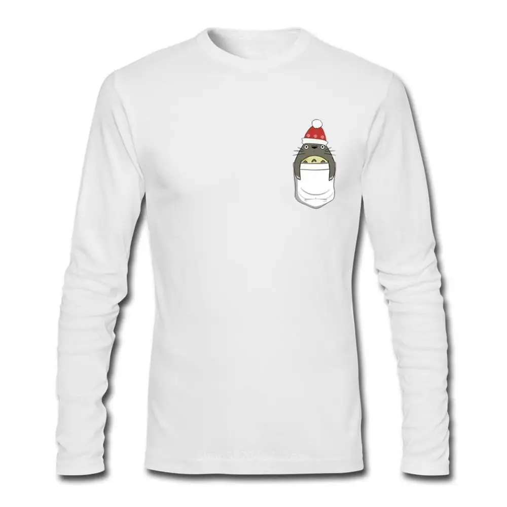 Карманные рождественские футболки Тоторо Креативный дизайн милый дракон аниме