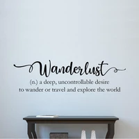 wall decal definition travel wall decal work hard travel wall decor travel quote a6 002