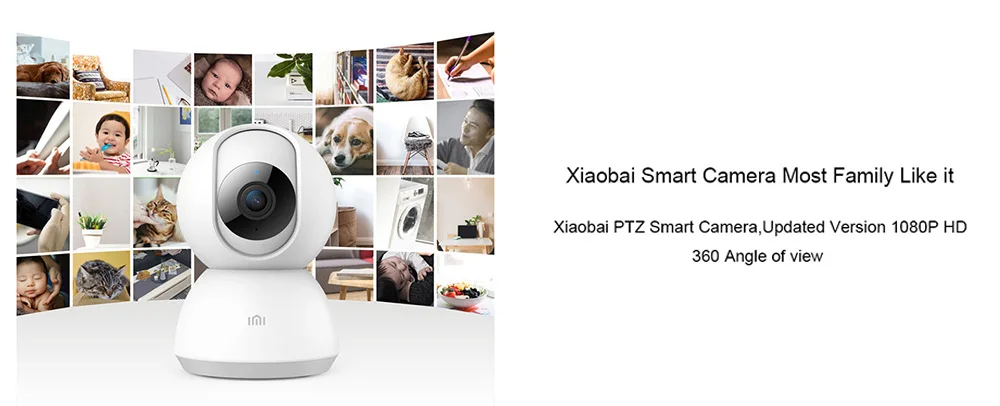 Xiaomi Mijia умная камера Веб-камера 1080P WiFi Pan-tilt ночное видение 360 Угол видео камера Детский Монитор домашняя камера безопасности