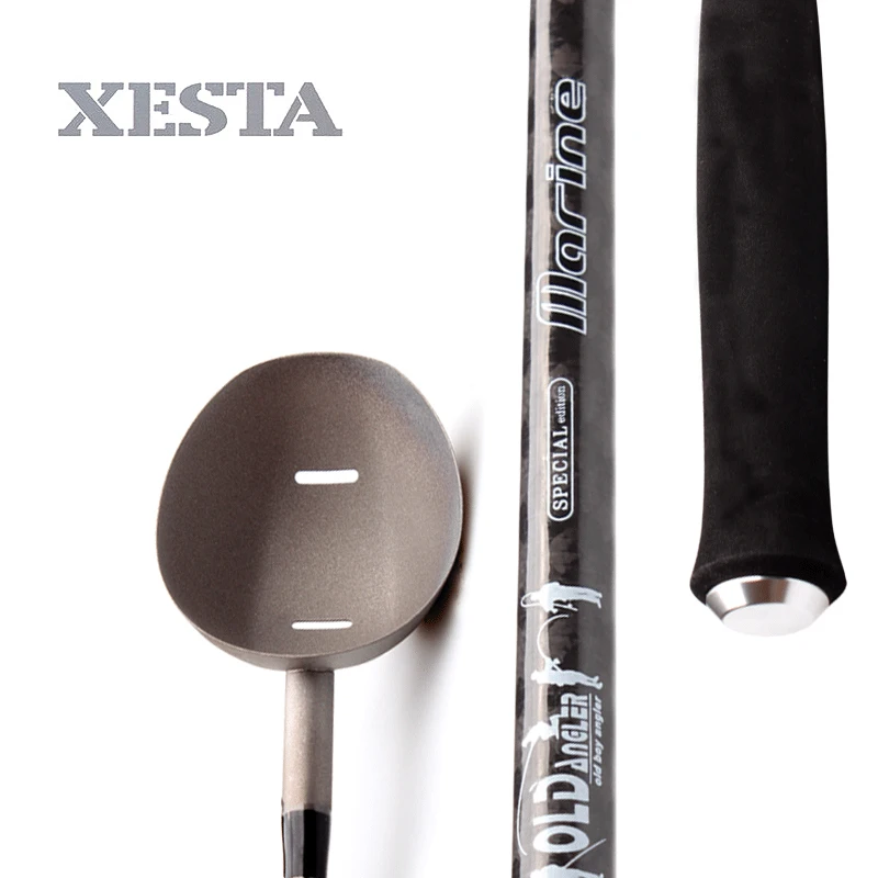 XESTA Hot sale1pc приманка Метатель титановый сплав приманка Совок Ложка светильник вес х углеродная ткань стержень EVA Нескользящая ручка рыболовный инструмент
