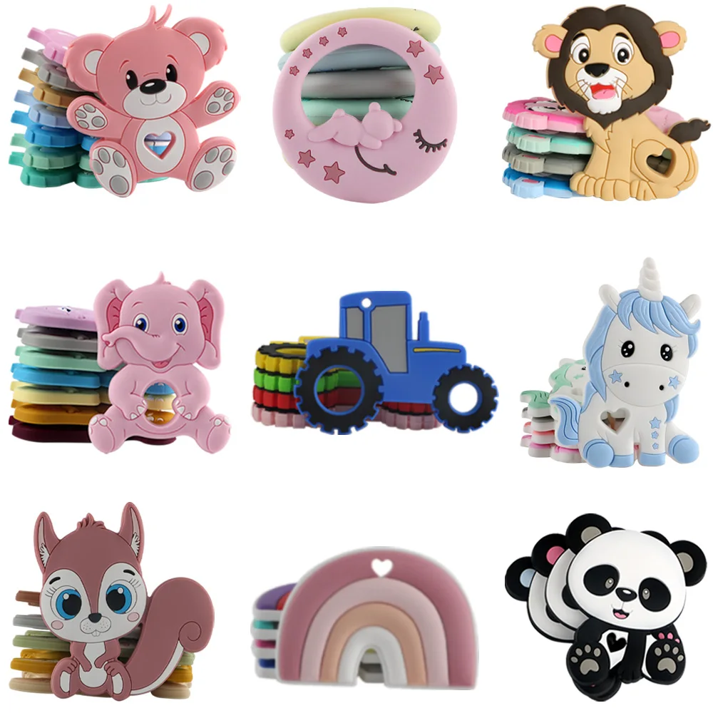 1 шт. силиконовый Прорезыватель для зубов в виде грызунов | Украшения и аксессуары