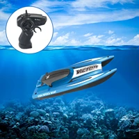 2 4 ghz infrared rc yacht waterproof helmet motor rc boat gift toy for children boys summer water toy