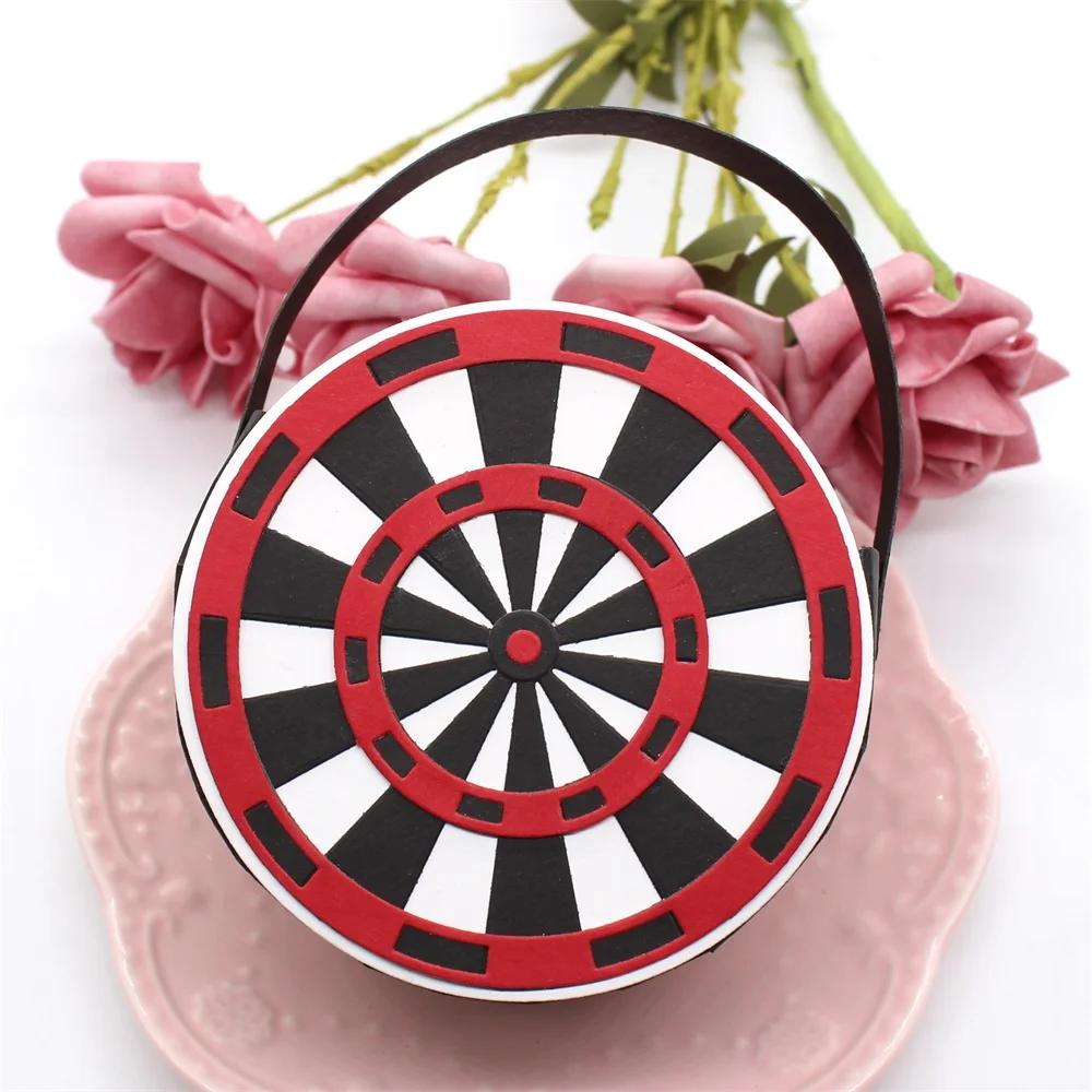 

YPP CRAFT Dart Board Metal Cutting Dies Stencils for Scrapbooking/photo album Decorative Embossing Paper Cards