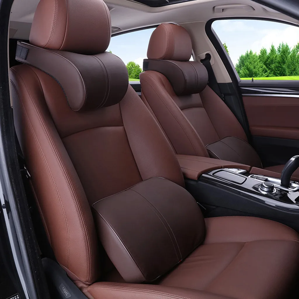 Автомобильное кресло голова шеи Отдых массаж автомобильные подушки космическая