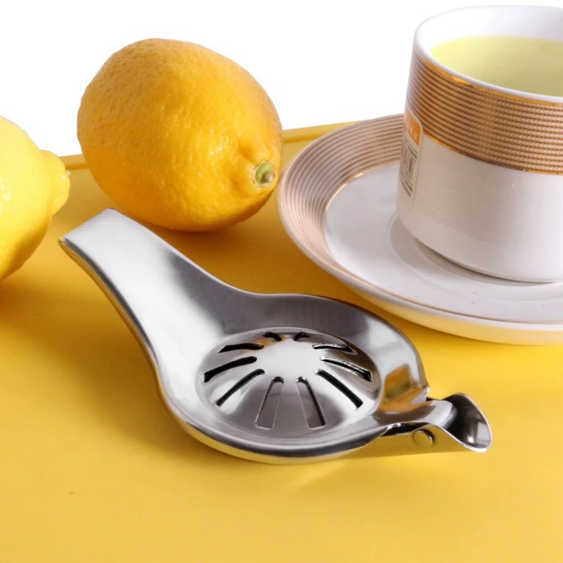 Мини Ручной пресс для выжимки лимона Кухня Нержавеющая сталь ручной Пресс