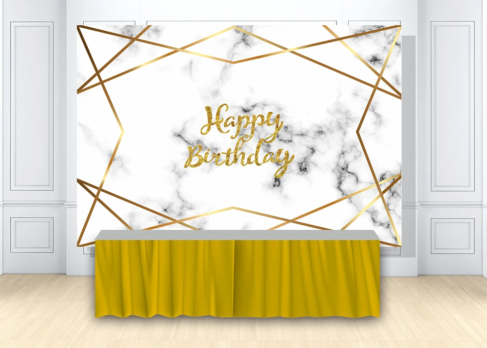 Белые мраморные фоны для фотосъемки День Рождения декоративные принадлежности