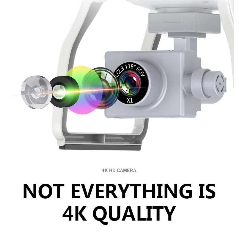 Camera with Platform WLtoys XK X1 Радиоуправляемый Дрон запасные части HD камера с гироскопом эквалибратор X1-28 1080P 5G wifi камера - Цвет: Camera with Platform