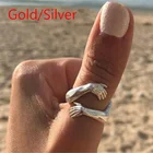 Индивидуальные обнимающие кольца для влюбленных, ювелирные изделия для мужчин и женщин, 1 шт.