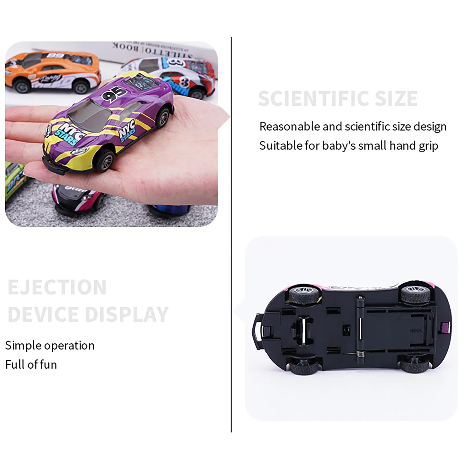 8 Chiếc Con Quay Đồ Chơi Xe Nhảy Đóng Thế Xe Kéo Lưng Máy Phóng Xe Hợp Kim Lại Kéo Về Máy Phóng Xe Ô Tô Mini Mô Hình Xe Hơi trò Chơi Giải Thưởng Đồ Chơi