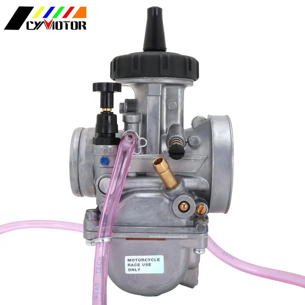Мотоциклетный карбюратор Carburador Cable Carb Racing для Keihin ATV Suzuki Yamaha Honda с силовой струей PWK 33 34 35 36 38 40 42 мм