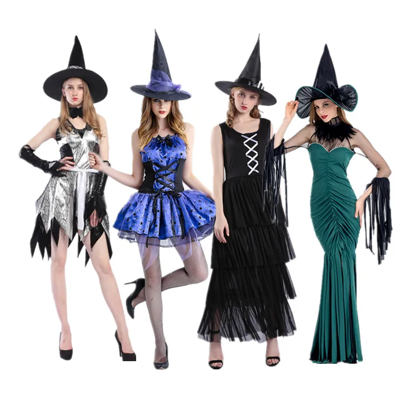 Хэллоуин Сексуальные костюмы ведьмы для взрослых женщин Королева карнавал вечерние Косплей маскарадный костюм
