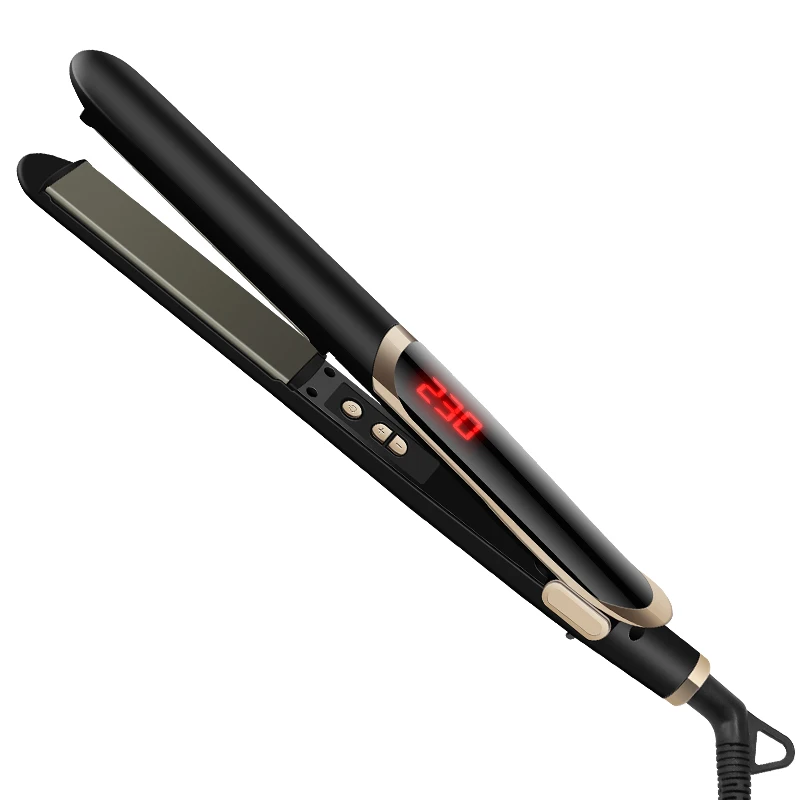 

hair straightener newest Dual Voltage Styling Tools Professional Ceramic Plate Fast Heating Flat Iron