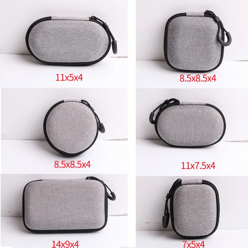 

Multifunctional portable EVA headset bag data cable oximeter U disk charging head storage box bag air pods case
