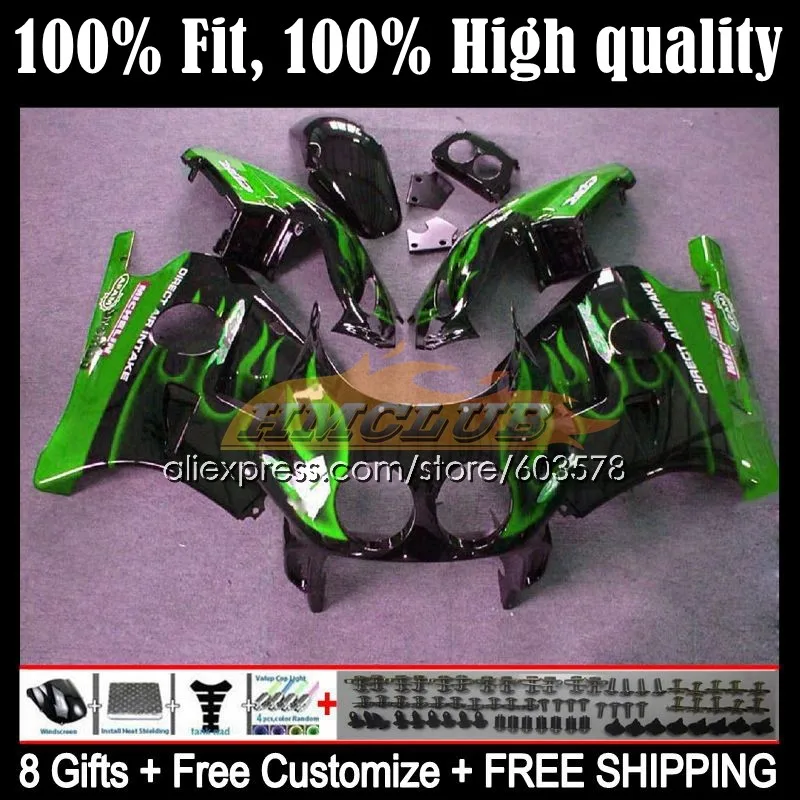 

Injection Body For HONDA CBR 250RR 250CC CBR250RR 1988 1989 40CL.244 CBR 250 RR CC MC19 CBR250 RR 88 89 OEM Fairings new green