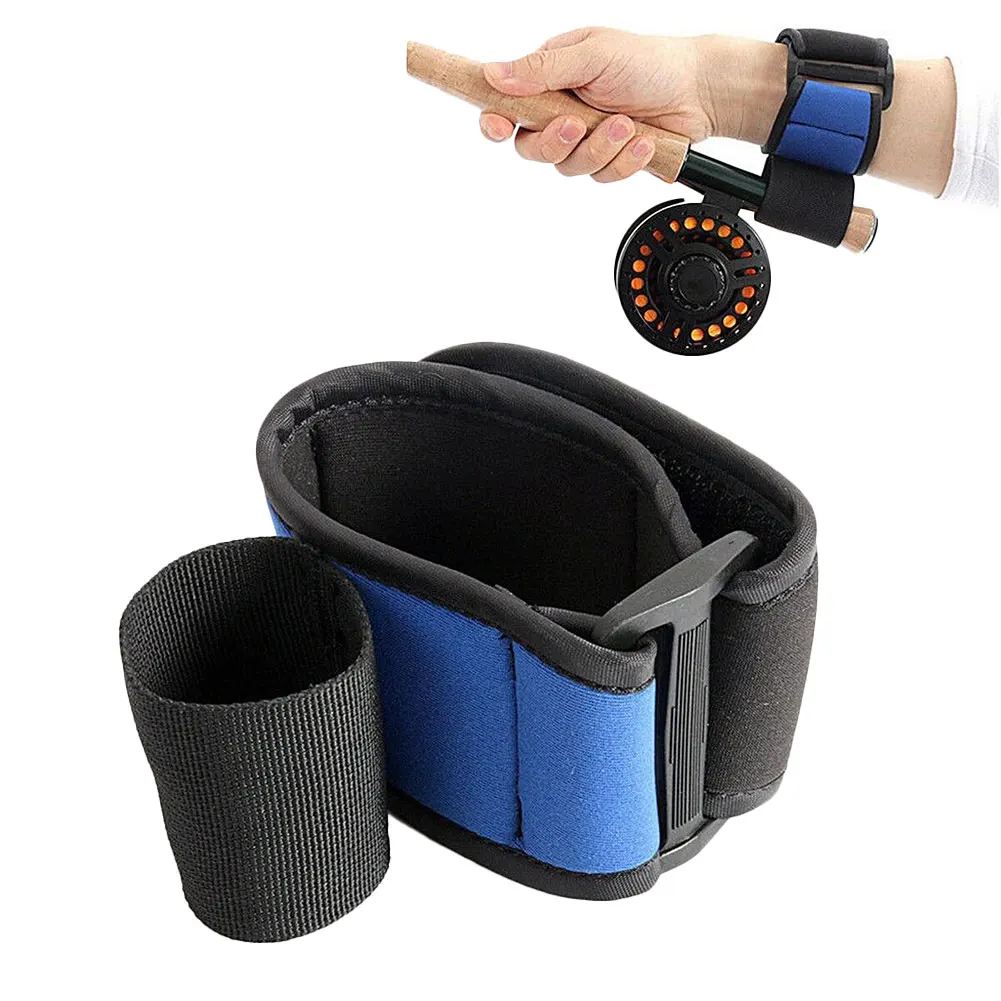 

Fly Fishing Casting Aid Wrist Support Breathable Neoprene Soft Elastic Cushion Attachment For Fishing Rod Safety Pesca Tackle