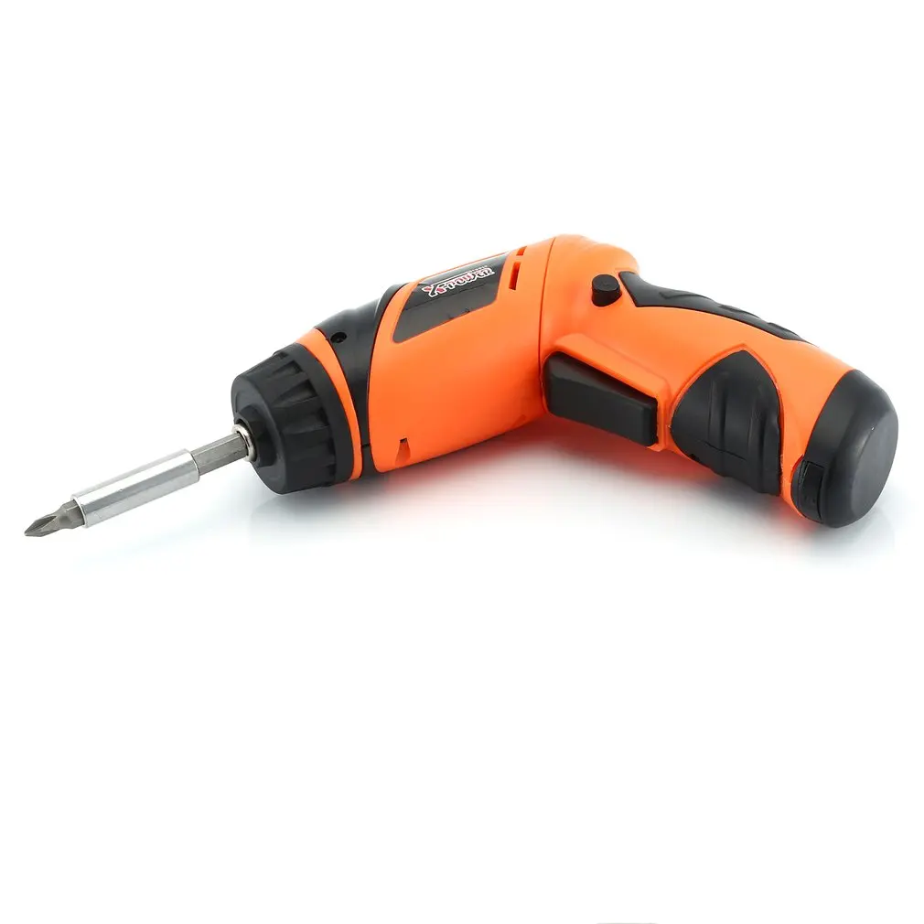 Красный X-power 6V Cordless Electric Screwdriver Bits kit with LED Lighting Wireless Screw Power Driver Drill Power Tools - Цвет: Красный
