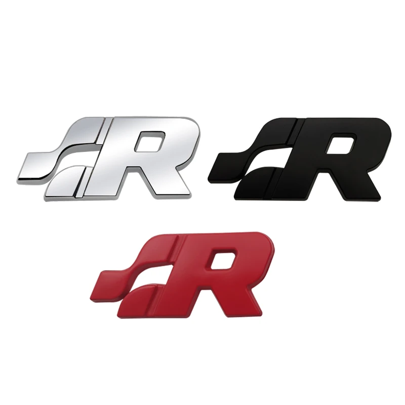 Автомобильная Наклейка металлическая эмблема для VW Volkswagen SR R32 R36 GOLF Polo Tiguan Jetta Passat