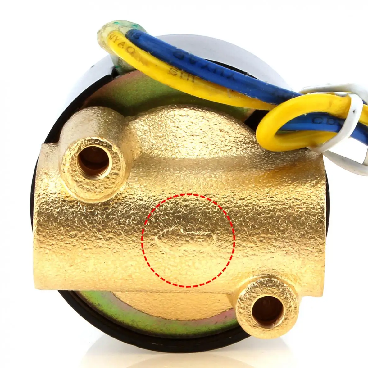 

Solenoid Valve DC 12V 1/4" NPT N/C Brass Normally Closed Electric Valves for Water Oil Air gas Fuels