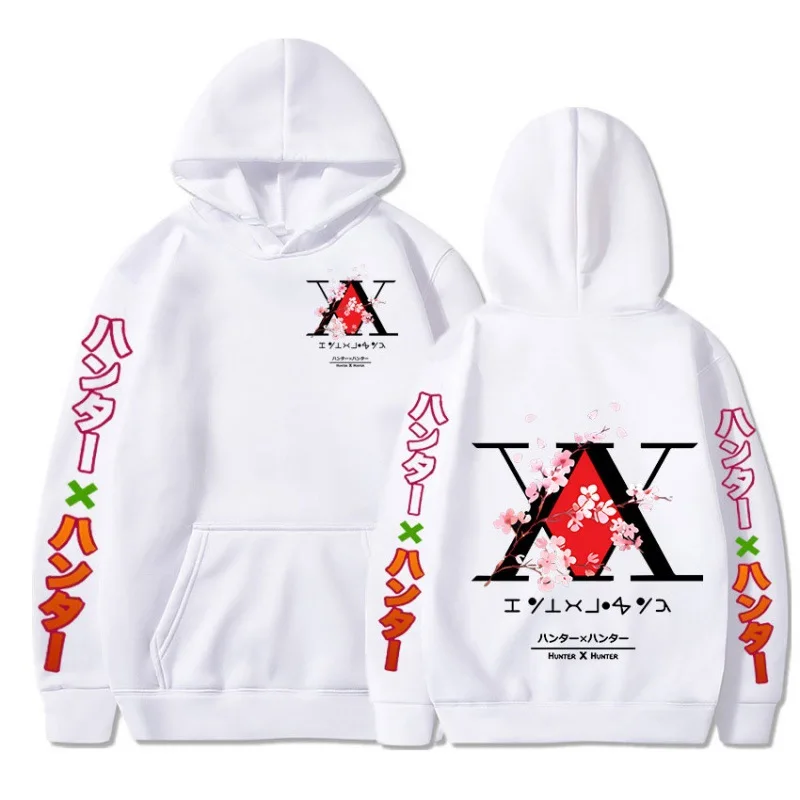 

Anime Hunter X Hunter Hoodies Harajuku Streetswear Casual Tops Unisex Long Sleeves Hooded Sweatshirt Oversized Hoodie Pullovers