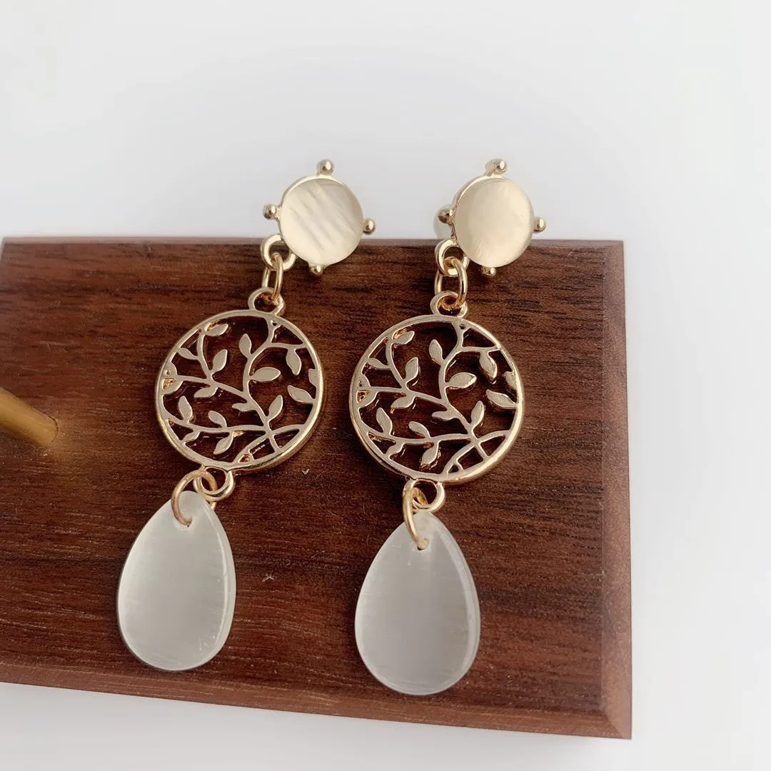 Новые золотые серьги Модная бижутерия свадебные вечерние Ки Женские аксессуары