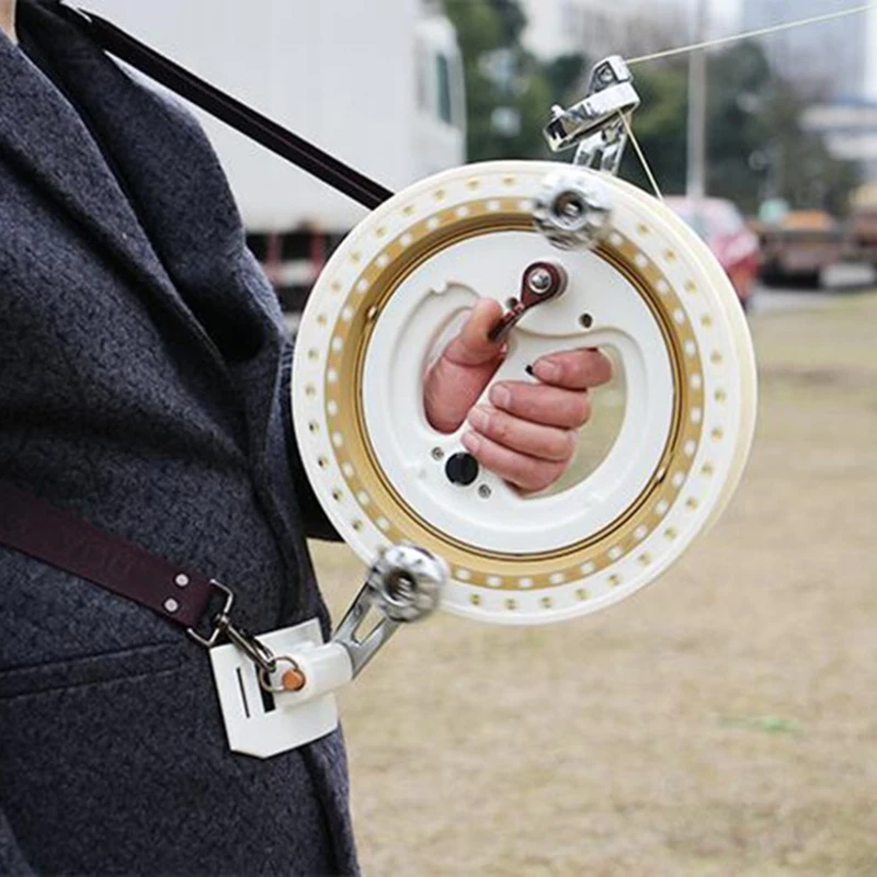 

free shipping large kite reel for adults flying pendant disk brake removable profession paragliding kite wheel outdoor sports