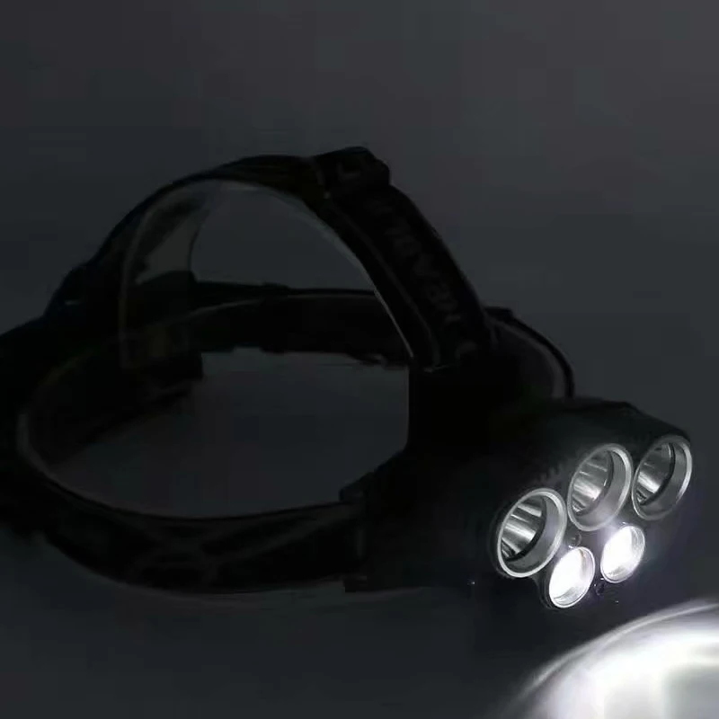 

Headlight Head Lamp Flashlight Rechargeable Torch Camping Hiking Night Fishing riding Light 3T6+2LTS-beads No.505