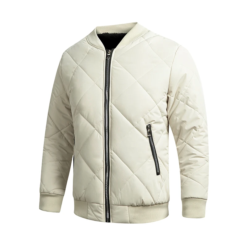 Парка мужская зимняя с хлопковой подкладкой теплая Толстая флисовая куртка