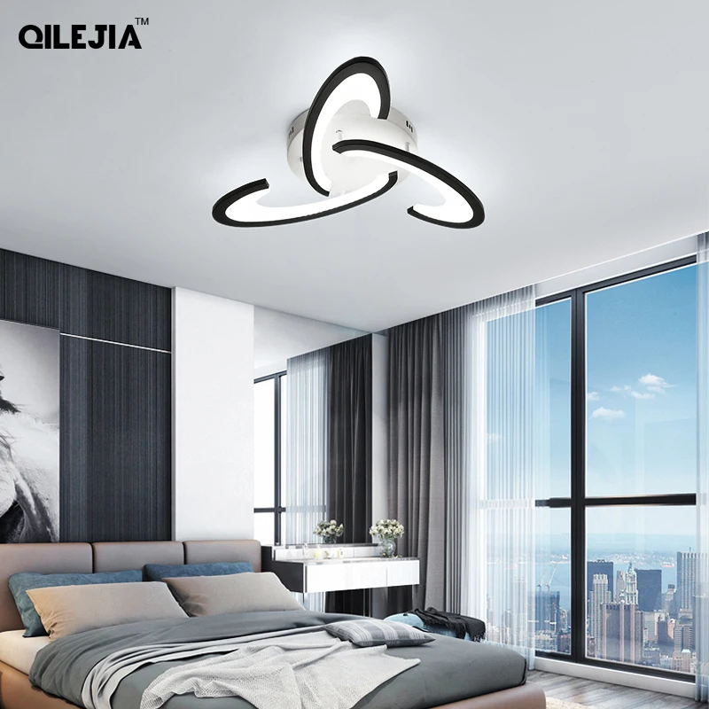 Светодиодная потолочная люстра прямоугольная современная лампа для гостиной