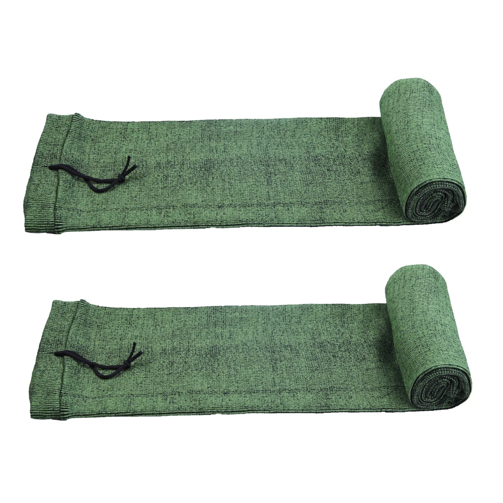Fluorescent green 2 шт./4 шт. GUGULUZA силиконовый обработанный трикотажный пистолет носок для рычажной винтовки 47x6 дюймов покрытие для оружия чехол для хранения - Цвет: Fluorescent green