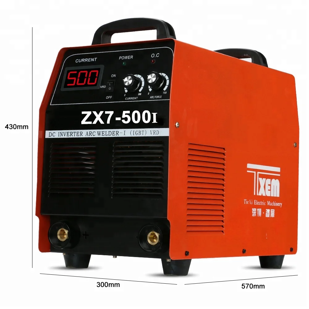 

ARC-500 Arc Welder IGBT Inverter Welding machine MMA500 ARC500 welding machine Easy weld electrode Arc Welder
