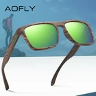 AOFLY квадратные поляризованные солнцезащитные очки для женщин 2021 фирменный дизайн антибликовые металлические Зеркальные Солнцезащитные очки Мужские Oculos De Sol Feminin