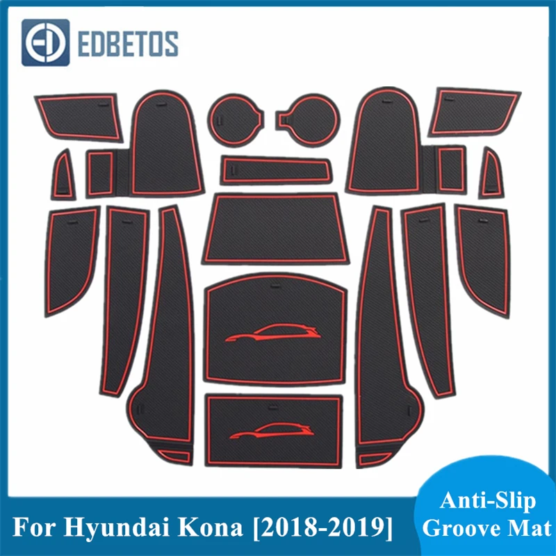 Аксессуары для салона автомобиля Kona 2018 2019 автозапчасти Hyundai дверной коврик с