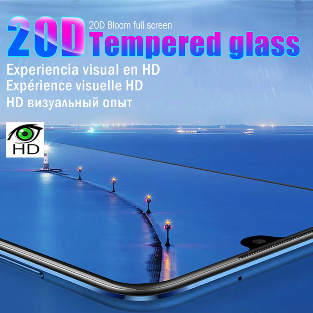 20D полное покрытие из закаленного стекла для Xiao mi Red Note 7 8 K20 Pro 8A 7A 9 SE A3 9T F1 Защитное