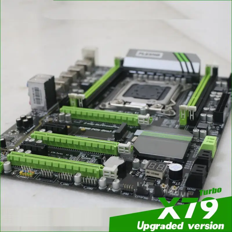 X79 материнская плата cpu DDR3 LGA 2011 настольная материнская плата E5 2680V2 карта памяти