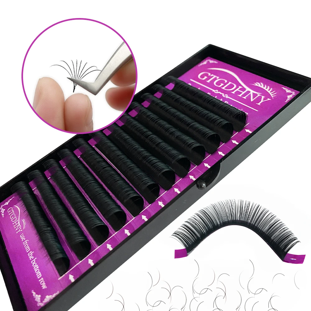 

GTGDHNY Classic Eyelash Extension C/D Curl Individual Lashes Extension Russian Volume Lashes Matte Faux Mink Professional Cilios