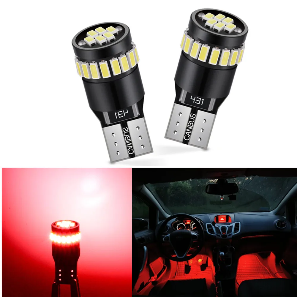 

2x Led W5W T10 Led Light Bulb For Nissan Qashqai j10 j11 Juke Tiida x trail t31 Note e11 Primera Pathfinder r51 navara d40 kicks